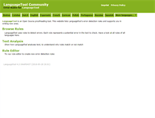 Tablet Screenshot of community.languagetool.org